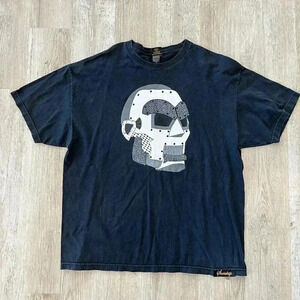 Mens Sneaktip Black Face Shirt - 2XL